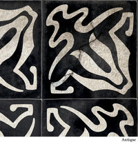 Borgo Lily Black Antique - Modu floor - שטיח פי וי סי