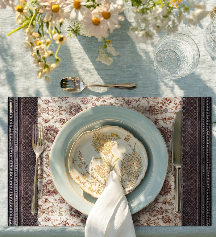Bohemian Garden Fall  - פלייסמט פי וי סי