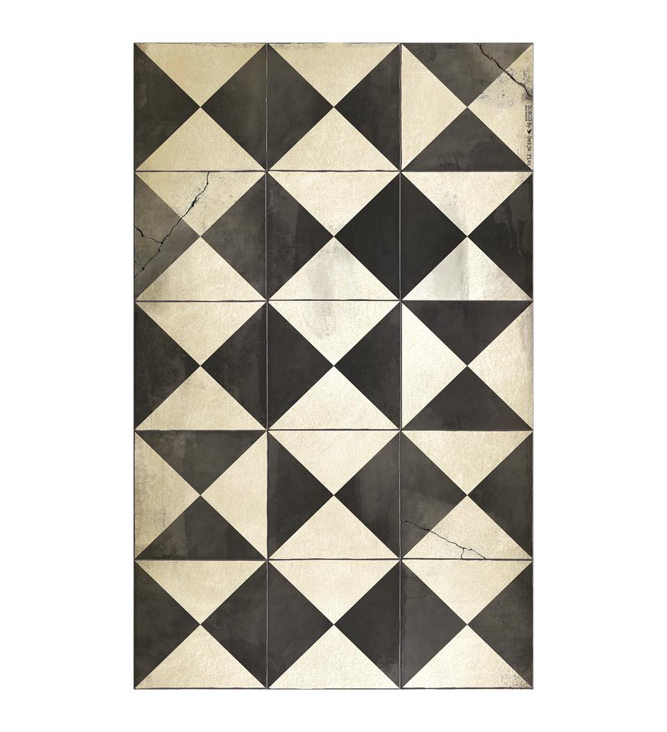 Borgo Black & White Antique - שטיח פי וי סי