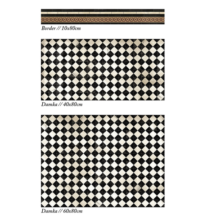 Damka Vinyl Backsplash - מדבקות קיר