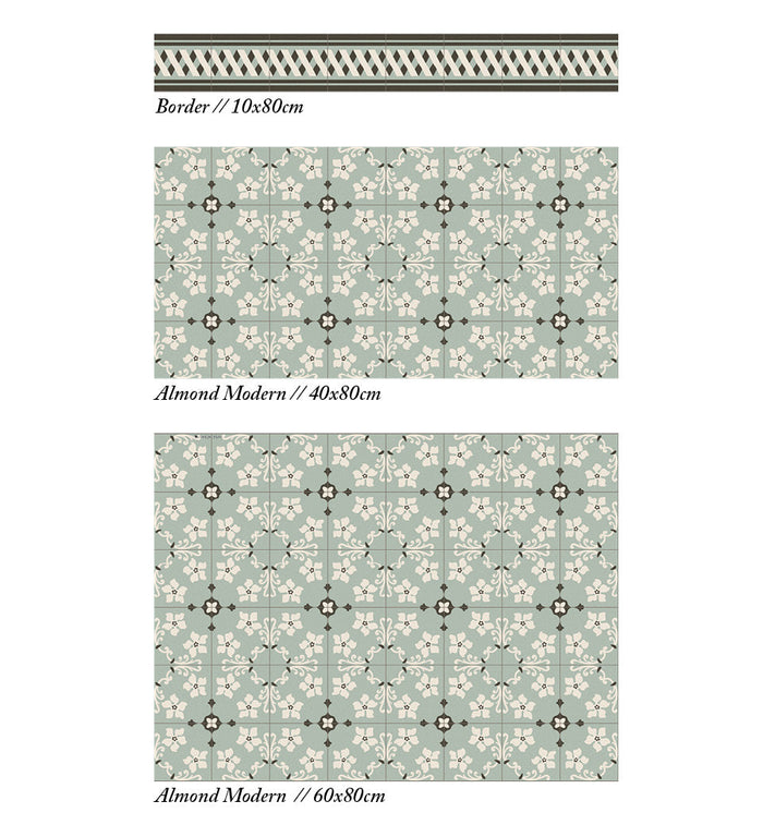 Almond Mint - מדבקות קיר