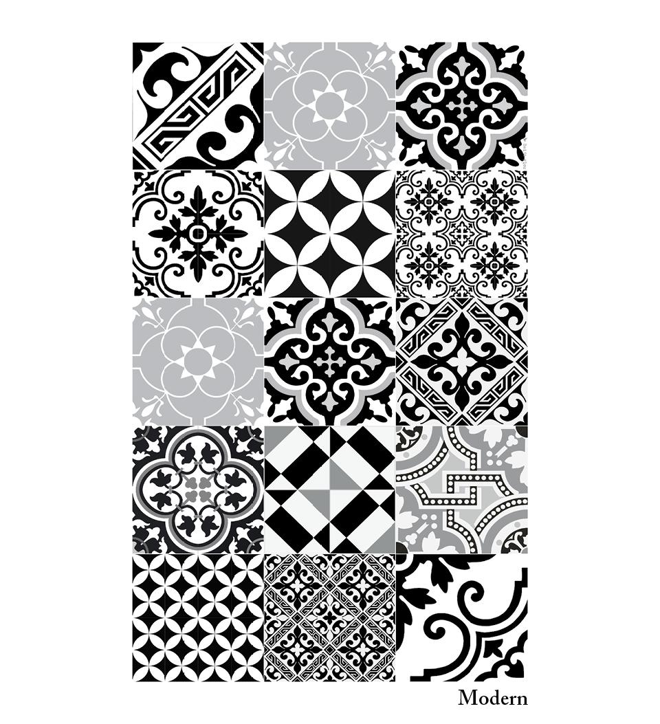 Eclectic Black &White - שטיח פי וי סי