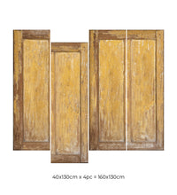 Wood Panel Yellow - טפט מים DIY