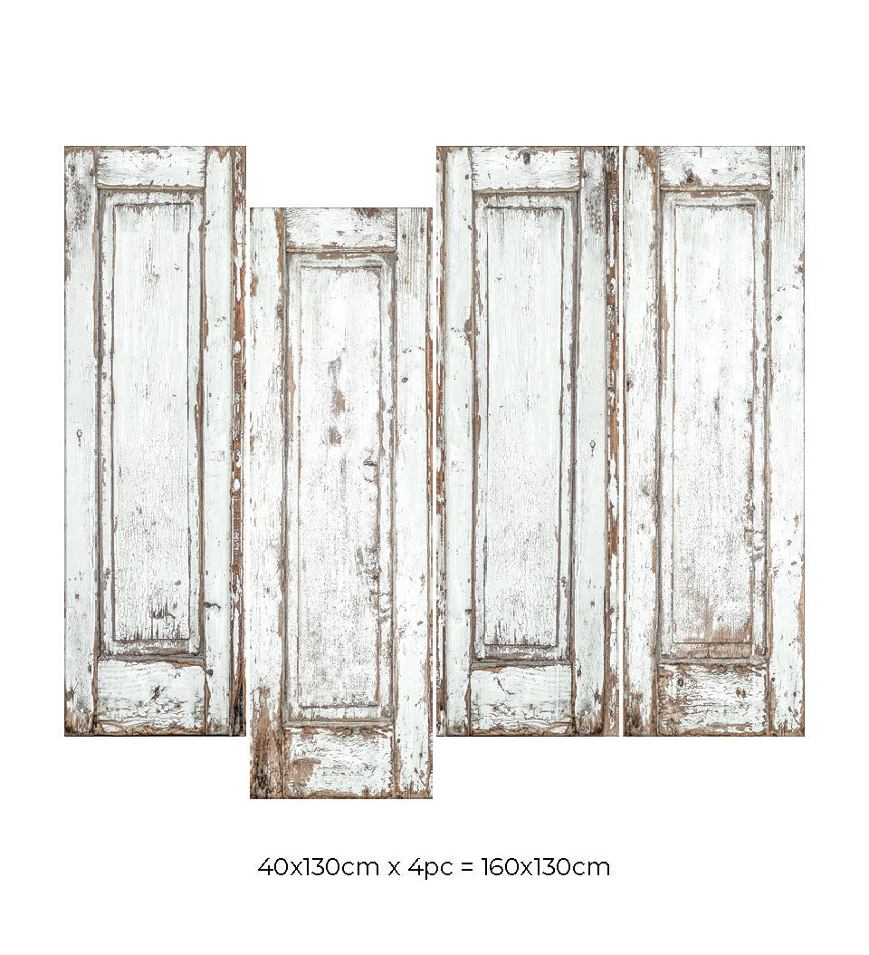 Wood Panel White - טפט מים DIY