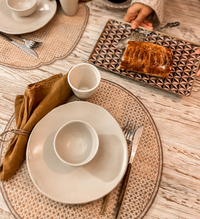 Gold Star - פלייסמט פי וי סי עגול