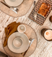 Gold Star - פלייסמט פי וי סי עגול