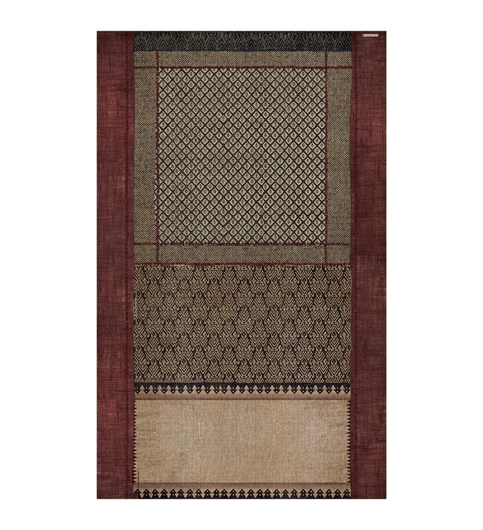 Jasmin Red Patchwork Vinyl rug