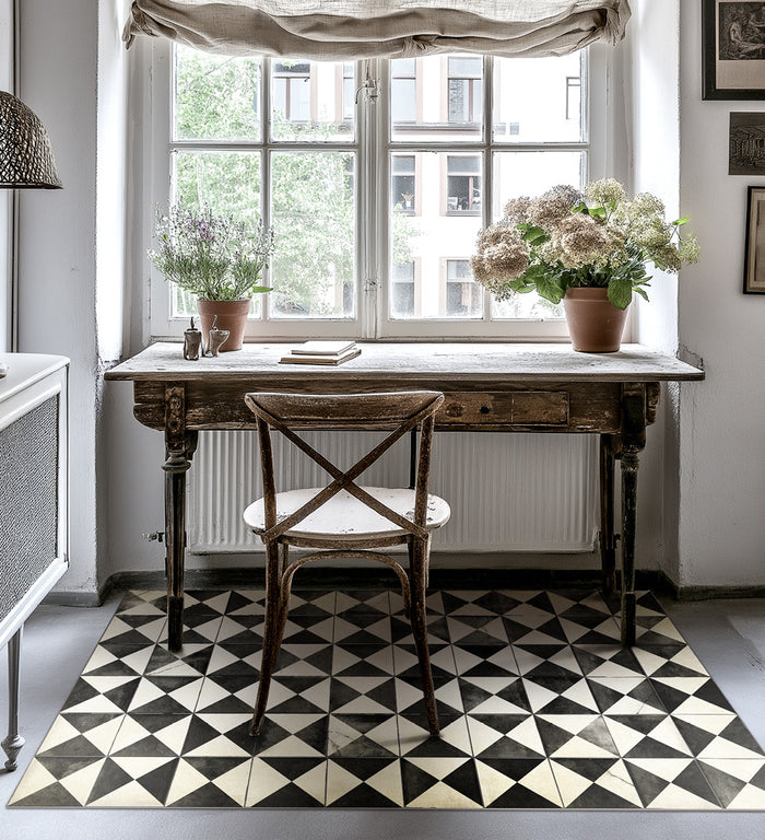 Borgo Black & White Antique - שטיח פי וי סי