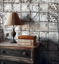 Tin Tile White KAMI – טפט מים DIY