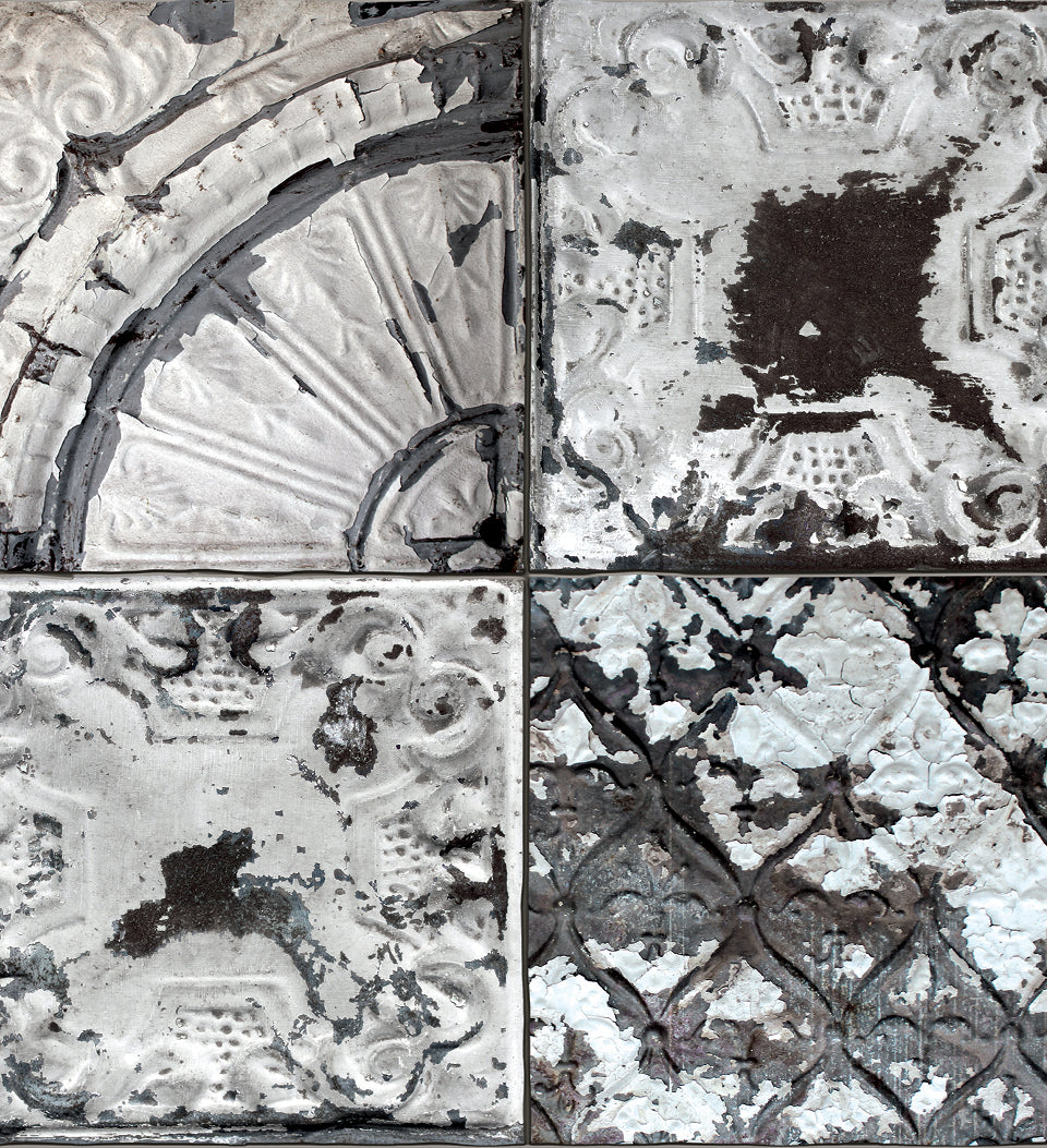 Tin Tile White KAMI – טפט מים DIY