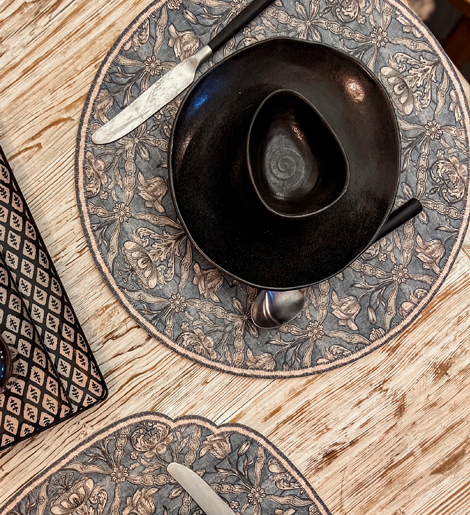 Tulip - פלייסמט פי וי סי עגול