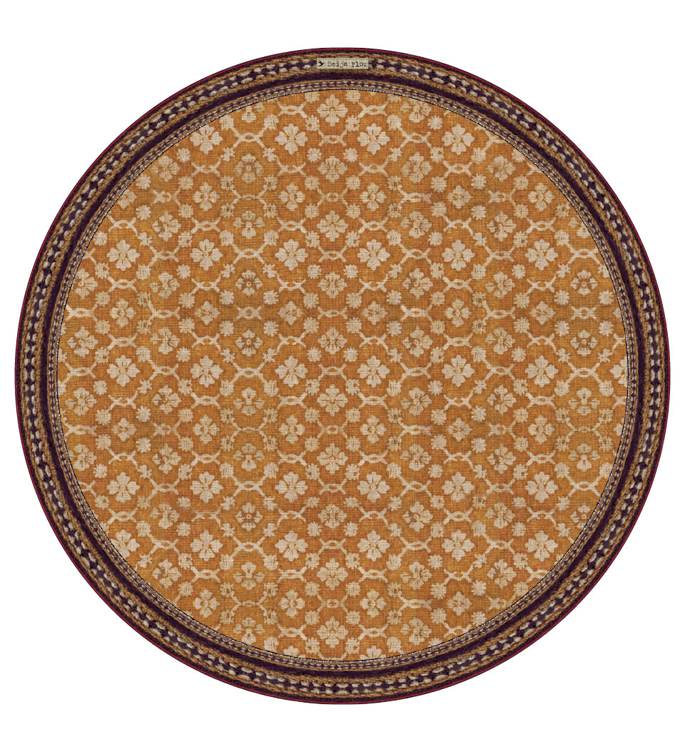 Jaipur Amber - פלייסמט פי וי סי עגול