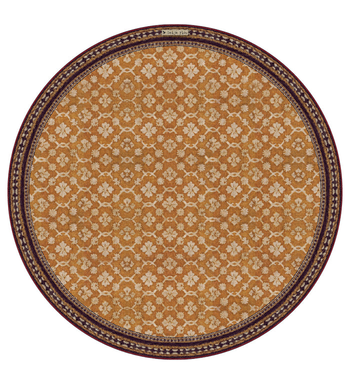 Jaipur Amber - פלייסמט פי וי סי עגול
