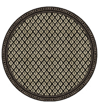 Jaipur Black Round Vinyl Placemat