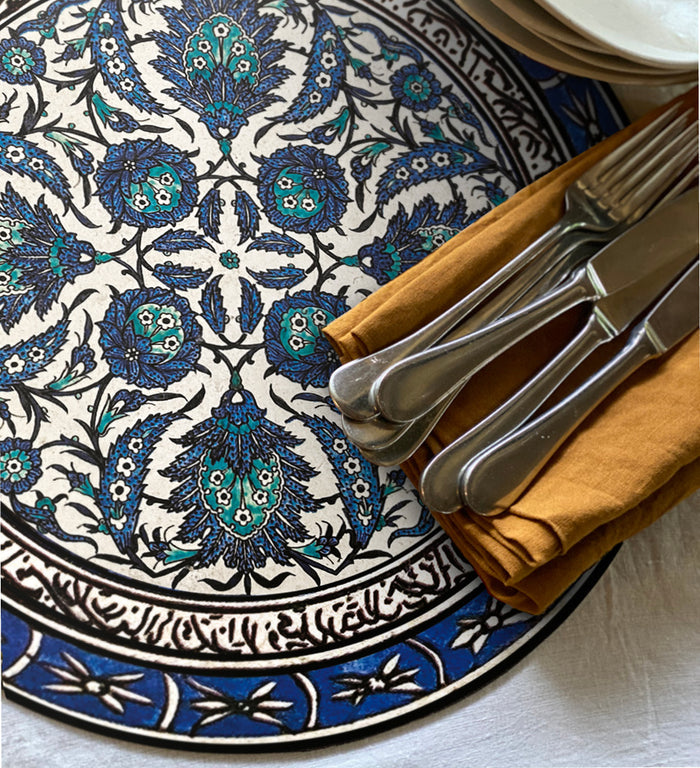 Armenian Round Vinyl Placemat