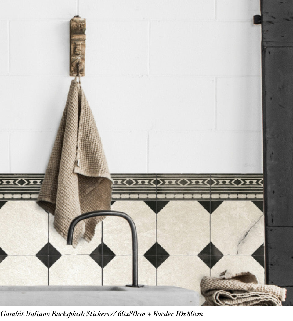 Italiano Vinyl Backsplash - מדבקות קיר
