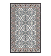 Noel Snowflake Concrete Vinyl Rug