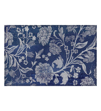 Bohemian Garden Indigo Flower  - פלייסמט פי וי סי