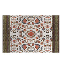 Bohemian Garden White Vinyl Placemat