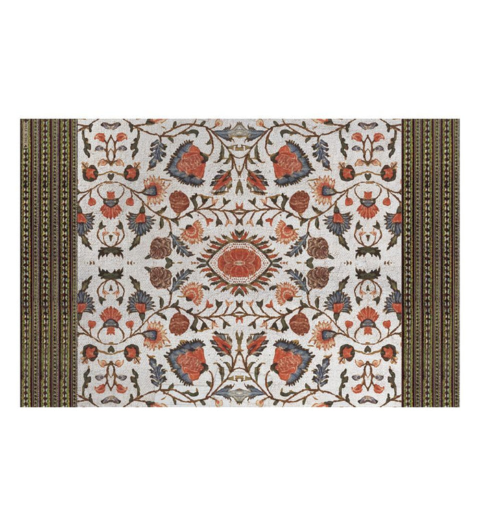 Bohemian Garden White - פלייסמט פי וי סי