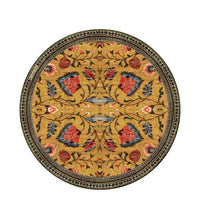 Bohemian Garden Gold - פלייסמט פי וי סי עגול