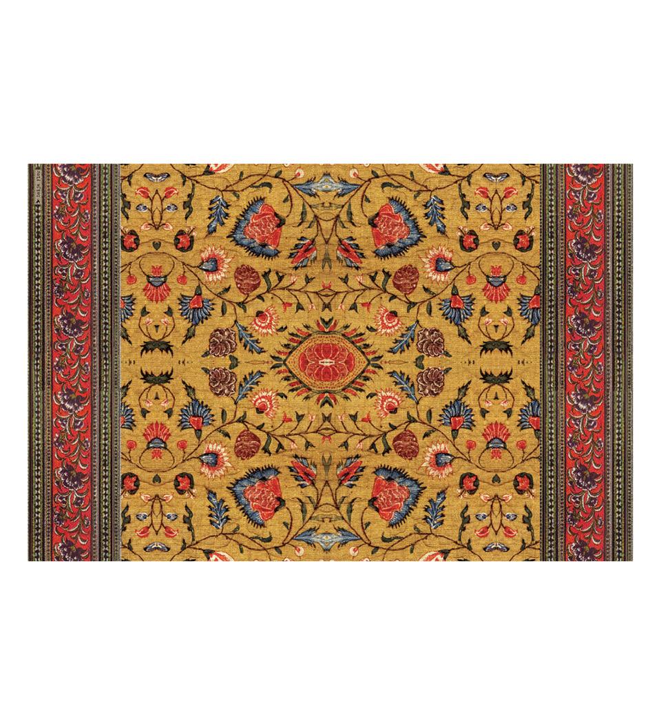 Bohemian Garden Gold Vinyl Placemat