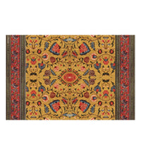 Bohemian Garden Gold Vinyl Placemat