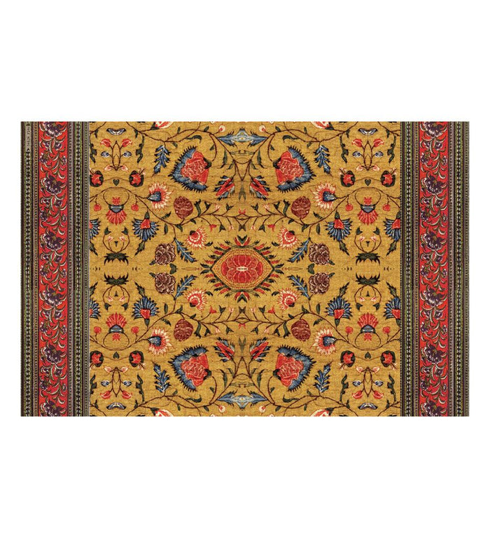 Bohemian Garden Gold  - פלייסמט פי וי סי