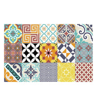 Eclectic Colorful Vinyl Placemat