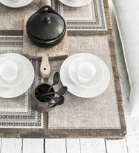 Linen Natural - פלייסמט פי וי סי