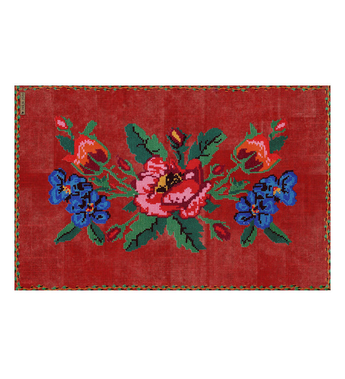 Gobelin Red - פלייסמט פי וי סי