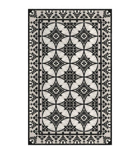 Barcelona Black & White Concrete - שטיח פי וי סי