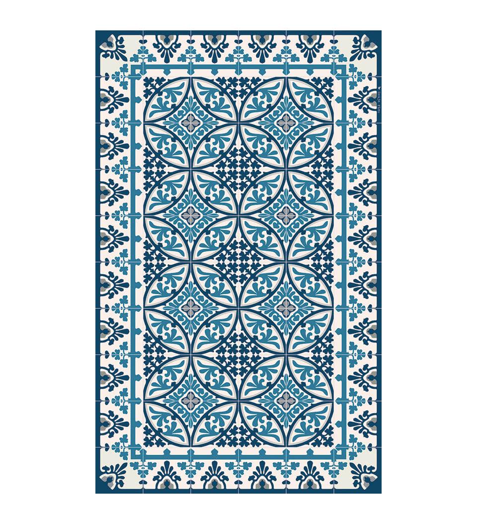 Barcelona Blue - שטיח פי וי סי