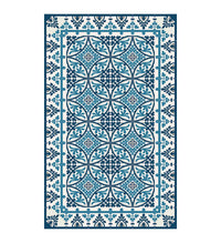 Barcelona Blue Vinyl Rug