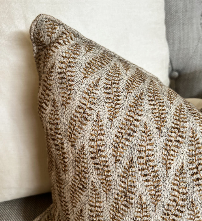 Fern Turmeric Cushion