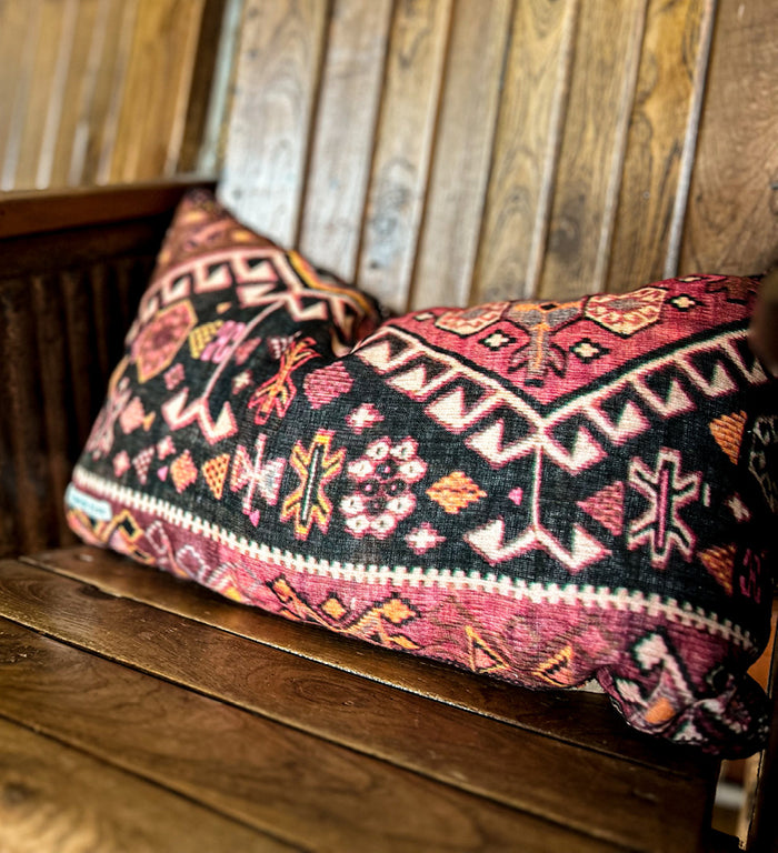 Quilt Kilim Ika - כרית פשתן