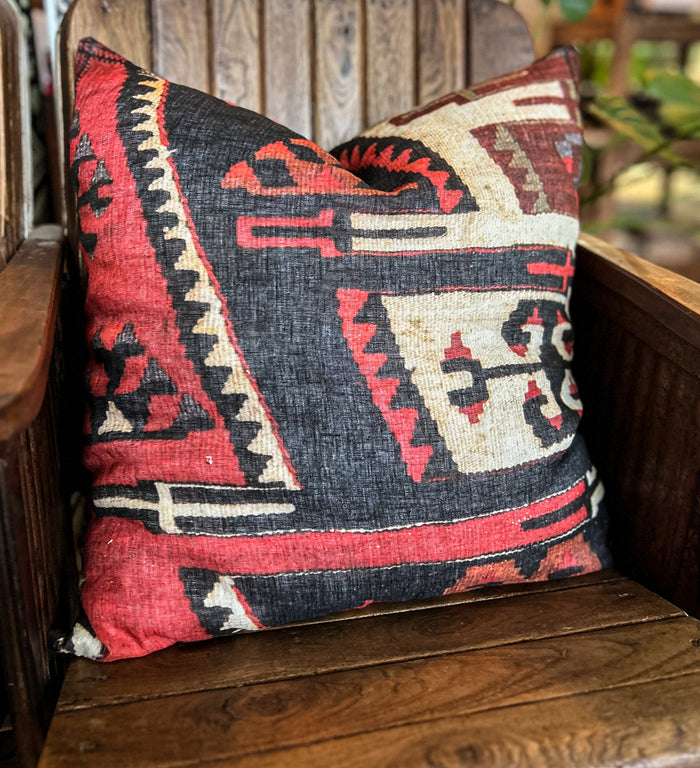 Quilt Kilim Praya - כרית פשתן