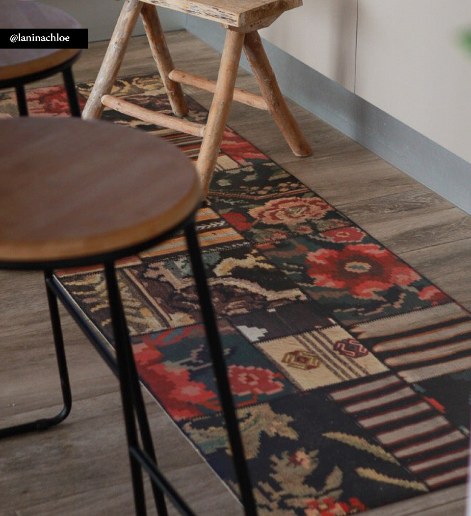 Quilt Kilim Flower - שטיח פי וי סי
