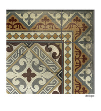 Flor de Lis Classic Vinyl Rug