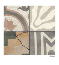 Borgo Eclectic Powder Antique Vinyl Rug