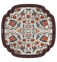 Bohemian Garden White  - פלייסמט פי וי סי בחיתוך צורני