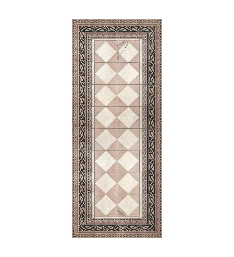 Gambit Blush Vinyl Rug