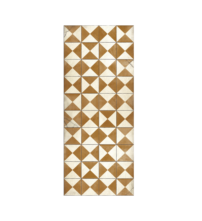 Borgo Camel Antique Vinyl Rug