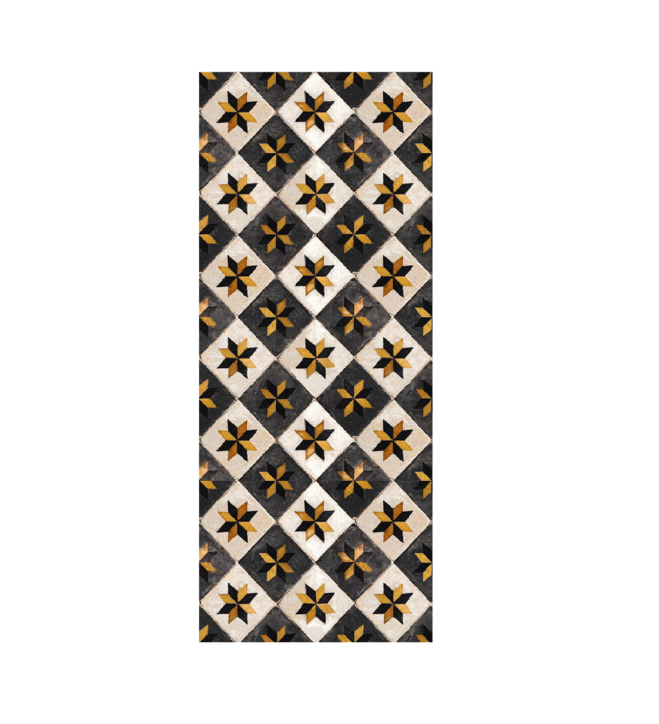 Gothic Sky Black Antique - Modu floor - שטיח פי וי סי