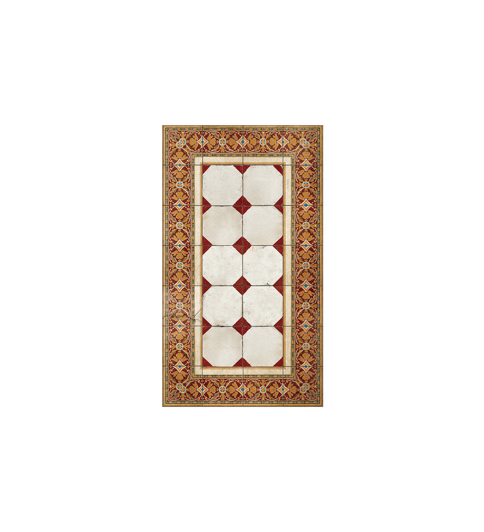 Italiano Red Antique - שטיח פי וי סי