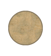 Gold Star Round Vinyl Placemat