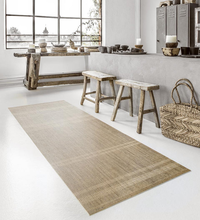 Zoya Natural Vinyl Rug