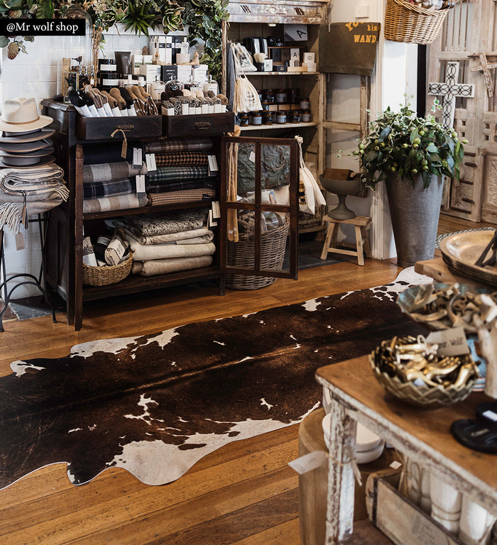 3 מטרים Cowhide Mother Vinyl Rug