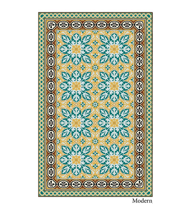 India Classic Vinyl Rug