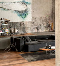 Abstract Vinyl Rug